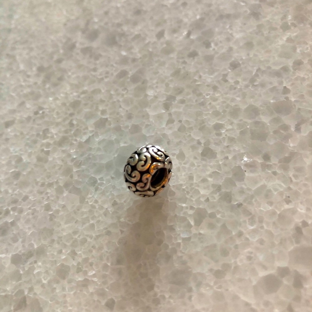Pandora sterling silver spiral charm
